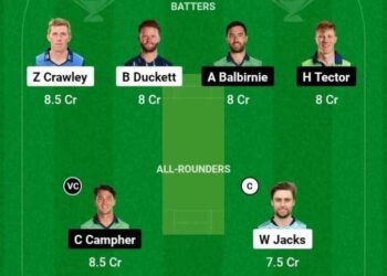 ENG vs IRE 2nd ODI Dream11 Prediction Pitch Report - CricBlog