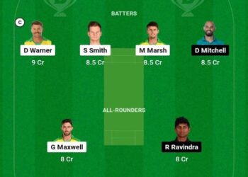AUS vs NZ Dream11 Prediction Fantasy Cricket Tips Possible XI Pitch Report: ODI World Cup 2023 Match 27