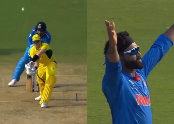 ODI World Cup 2023: Ravindra Jadeja bowls exceptional delivery to send Steve Smith packing