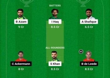 PAK vs NED Dream11 Prediction Possible 11 Pitch Report ODI World Cup 2023 Match 2 - CricBlog