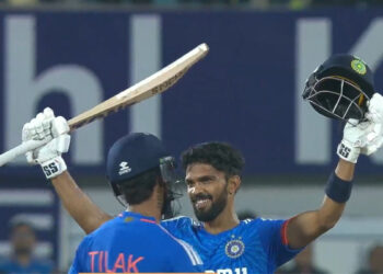 'Ruturaj roars in style!' - Fans in awe of Ruturaj Gaikwad's stupendous hundred vs Australia in Guwahati