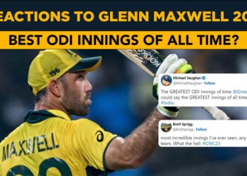 Twitter reactions to unbelievable Glenn Maxwell 201* against Afghanistan