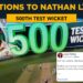 Reactions to Nathan Lyon taking his 500th Test wicket