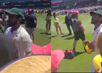'Kise sikhayega catch pakadna!' - Hassan Ali's heated chat with a fan mocking his fielding goes viral