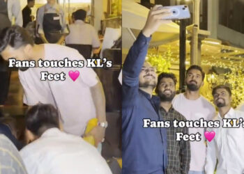 KL Rahul asks fans to not touch his feet while clicking selfie, video goes viral