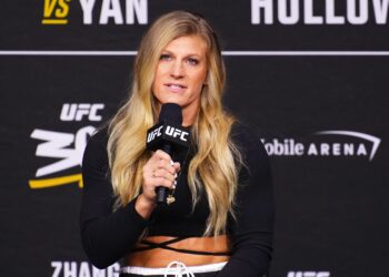 Kayla Harrison ‘super embarrassed’ by sexualized question during awful UFC 300 fan Q&A — ‘I looked like an idiot’