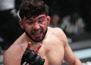 UFC 300 fighter docked more than $30k for slugging rowdy MMA fan, cage climber also pinched