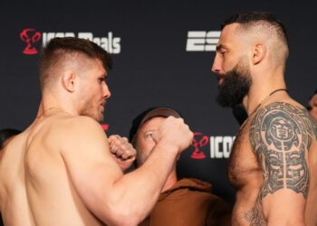 Face off! Watch Marvin Vettori stare down Roman Dolidze (again) ahead of UFC Vegas 104