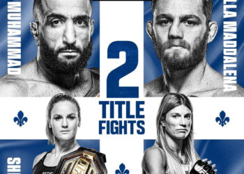 Staredowns! UFC 315 press conference face offs featuring Belal-JDM, Shevchenko-Fiorot and more! (Video)