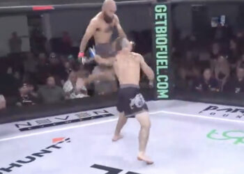 Highlights! Former Bellator champion Juan Archuleta lands beautiful flying knee knockout at Borroka 3
