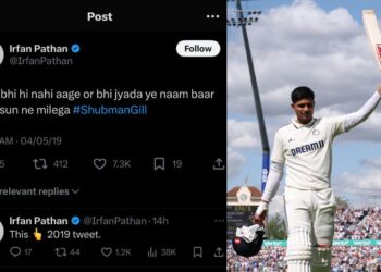 ENG vs IND 2025: Irfan Pathan's old 2019 tweet resurfaces after Shubman Gill hits maiden double ton in Birmingham | CricTracker